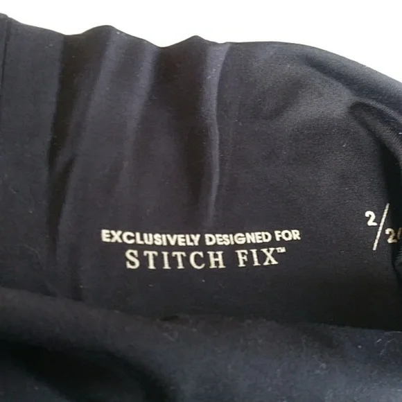 Liverpool Maternity Plaid Stitch Fix Legging 2 / 26 Black Gray - Picture 3 of 15